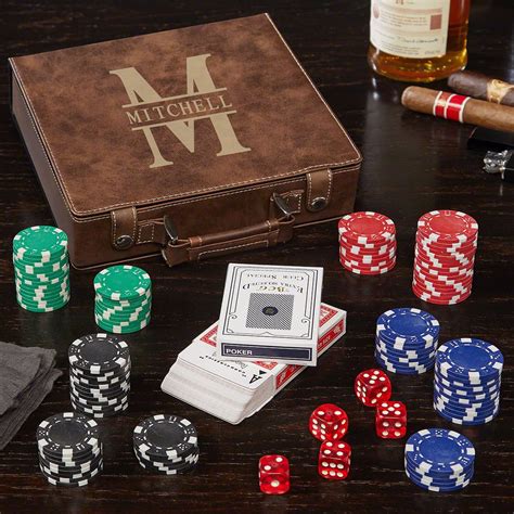 4. Customized Poker Set